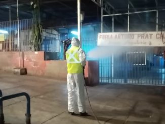 Municipio de Antofagasta ha realizado 80 sanitizaciones nocturnas