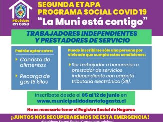 II etapa de inscripción para Programa “La Muni Está Contigo” finaliza este viernes 12 de junio