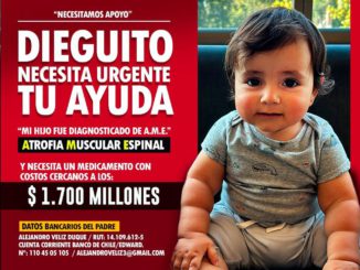 Familia antofagastina necesita comprar uno de los fármacos más caros del mundo para su hijo de un año