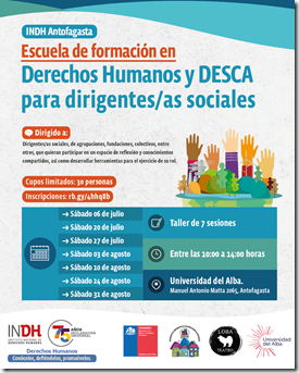 AFICHE ESCUELA DDHH_DESCA