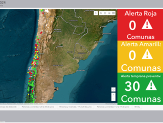 Bienes Nacionales genera mapa que muestra en tiempo real las emergencias climáticas que ocurren en el país