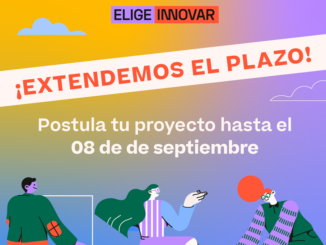 Se extiende hasta el 8 de septiembre convocatoria de postulación a Elige Innovar 2024