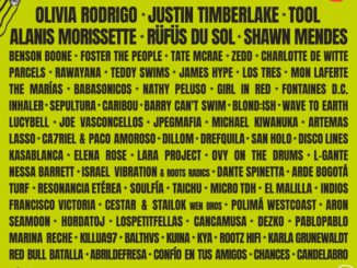 Olivia Rodrigo, Justin Timberlake, Tool, Alanis Morissette, Shawn Mendes, Rüfüs Du Sol encabezan Lollapalooza 2025